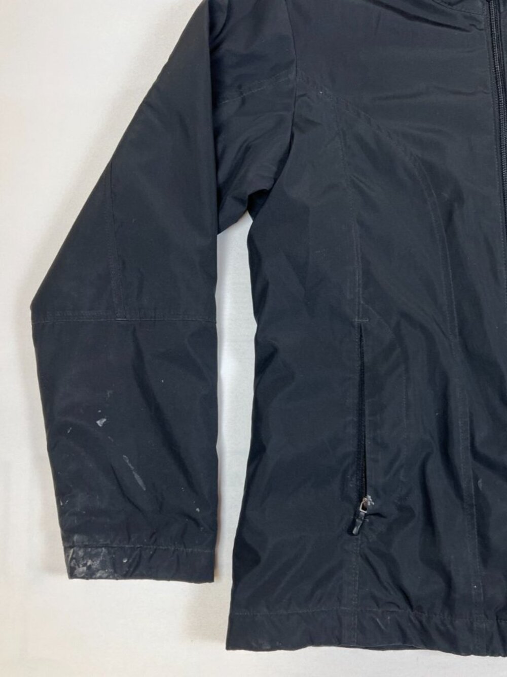 Patagonia Women S Black Full Zip Insulated Softshell Jacket Fair Distressed - Picture 6 of 11